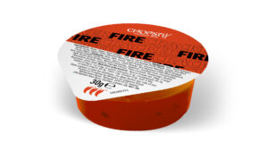 Firecracker sauce dip pot
