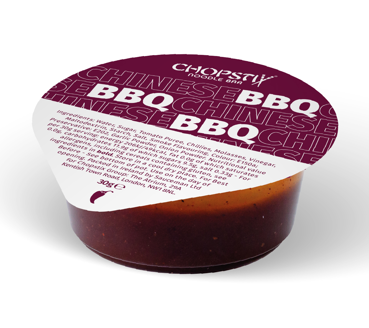 chinese bbq suace dip pot