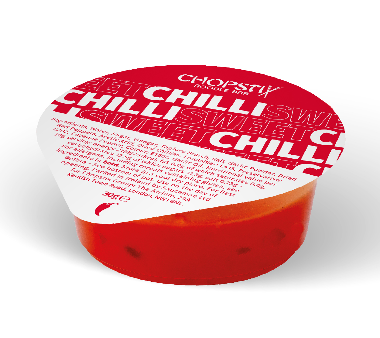 sweet chilli sauce dip pot